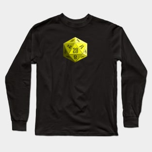 Yellow D20 Long Sleeve T-Shirt